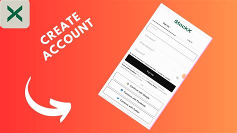how to create separate stockx account